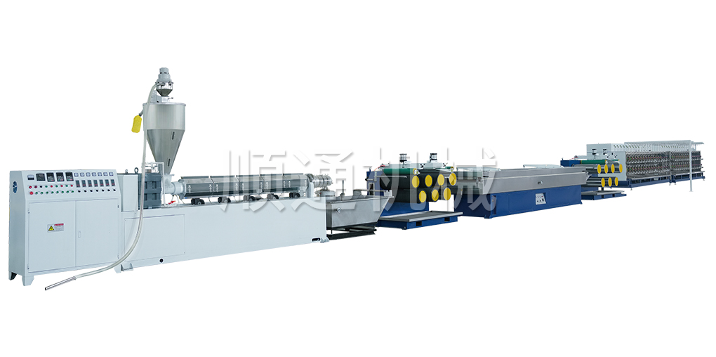 PE、PP在线加捻拉丝机