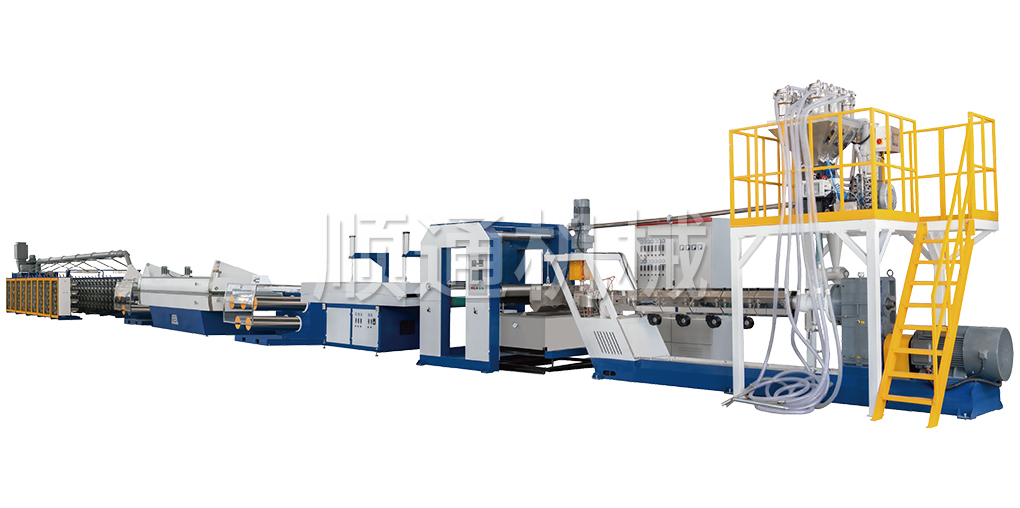 ST-PLS塑料平膜拉丝机组-C