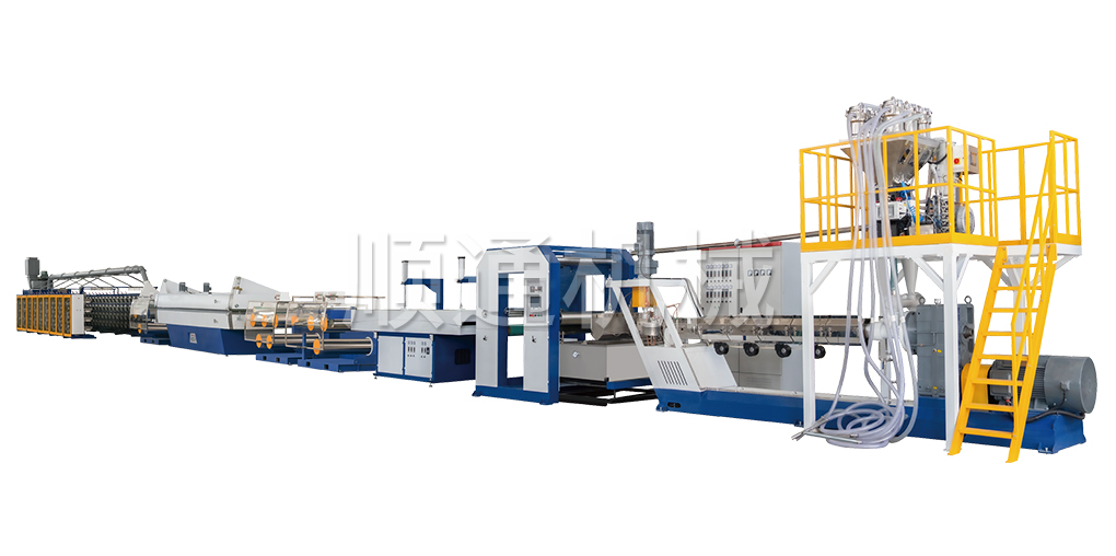 ST-PLM塑料平膜裂膜丝拉丝机组-C